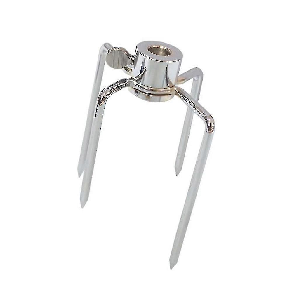 Bbq Fork Rotatable Stainless Steel Grill Fork Barbecue Picnic Tool Multifunctional