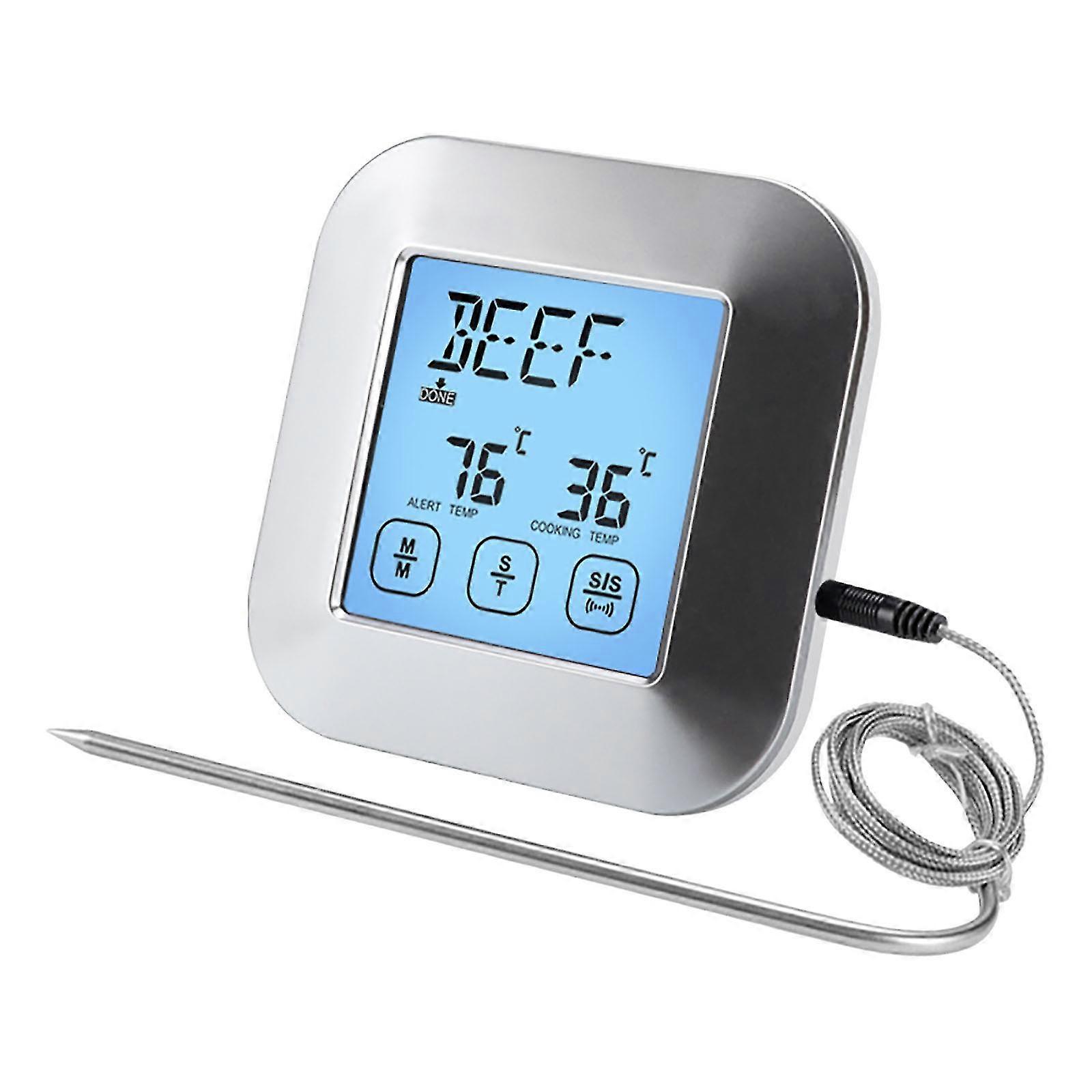 Electronic Screen Kitchen Meaty Food Thermometer Probe Type Water Temperature Needle