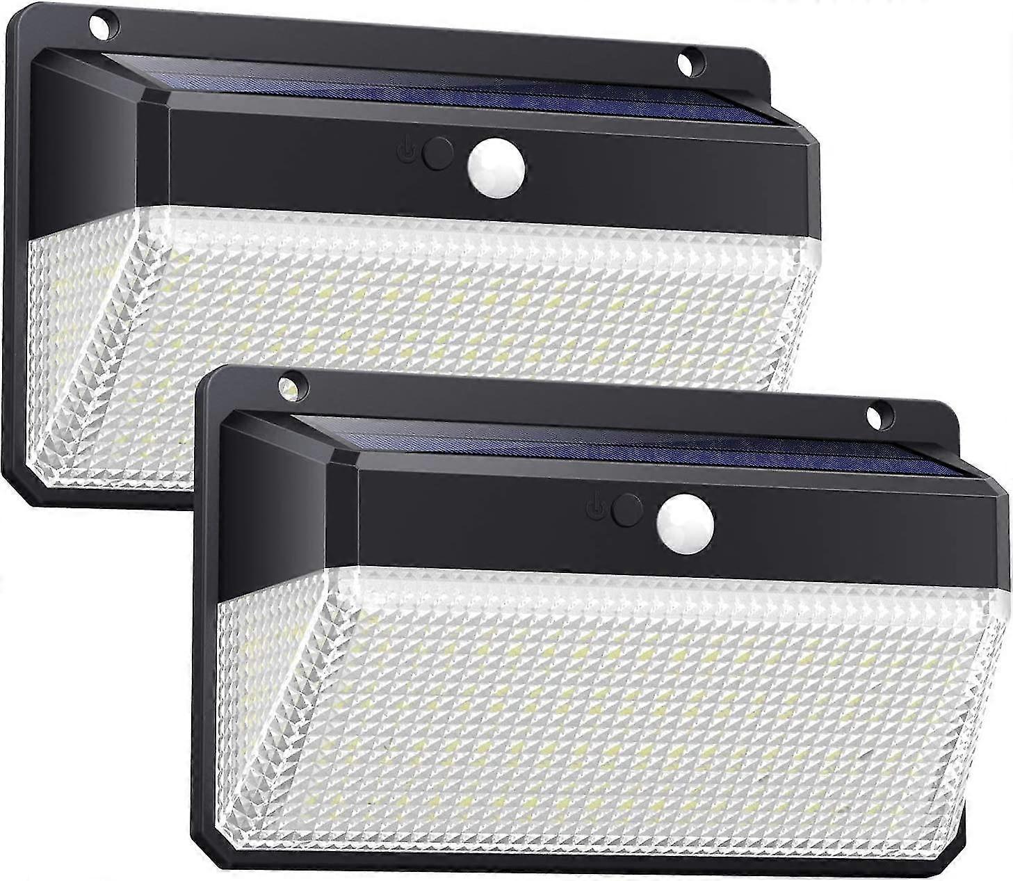 158led Solar Wall Light With Three Sides Light
