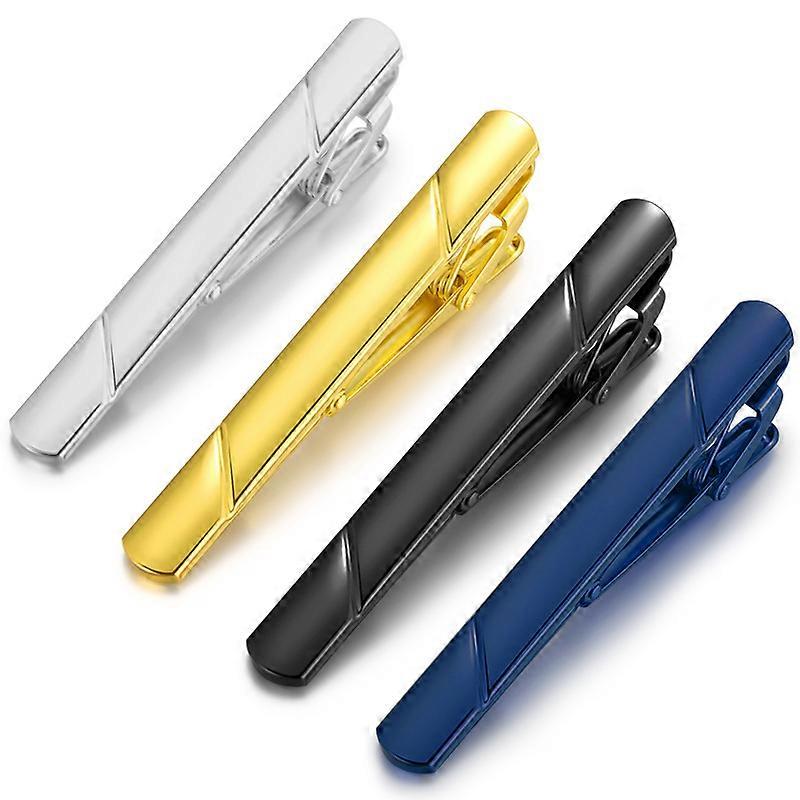 4pcs Tie Clips for Men Tie Clip Tie Bar Tie Bars for Men
