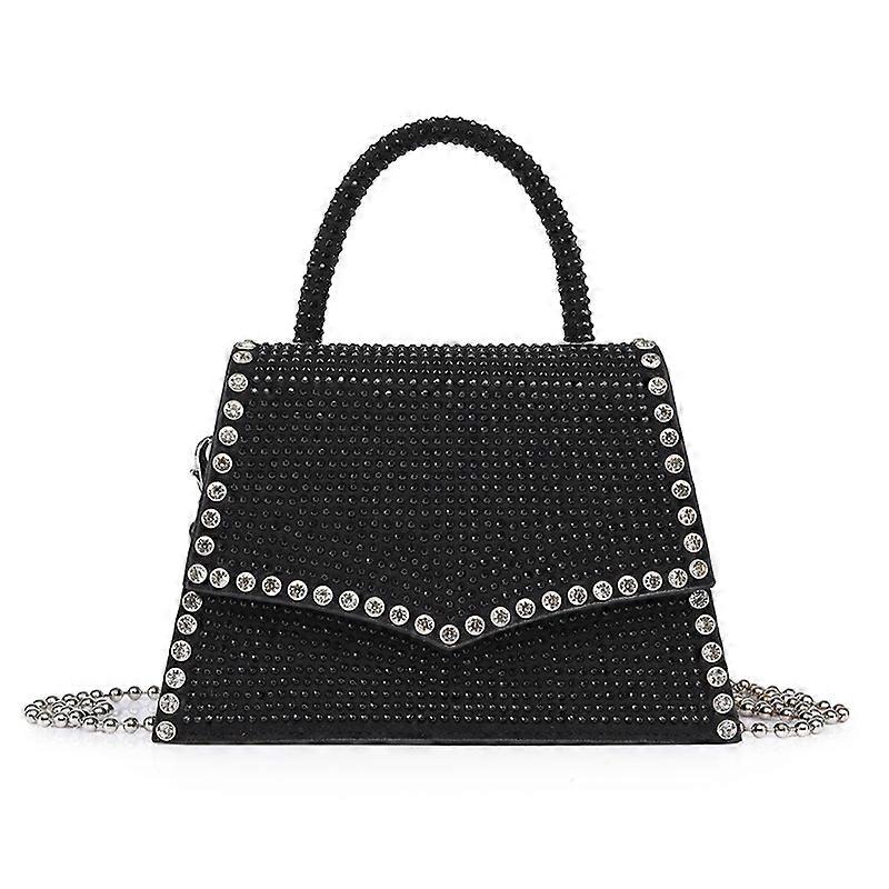 Glitter Rhinestone Crossbody Evening Bag