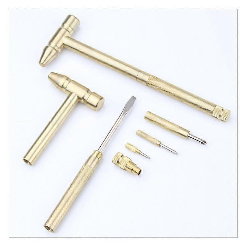 5-in-1 multi-function hammer, with integrated screwdriver set