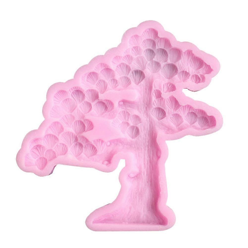 Pine Tree Shape Silicone Cake Mold Chocolate Fondant DIY Baking Decorating Tool KAESI