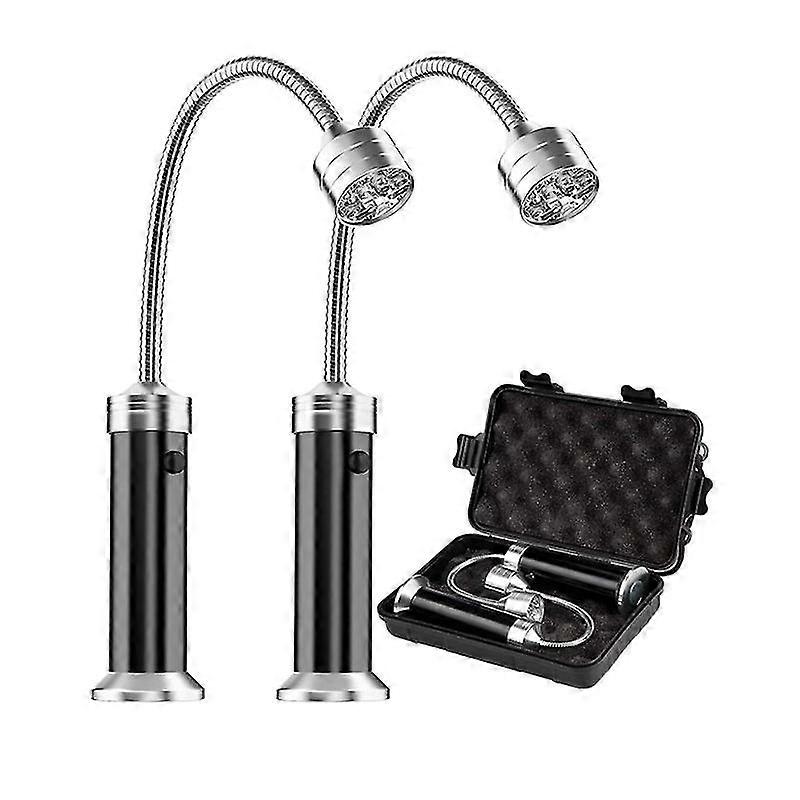 2 Pcs 9led Grill Light ,flexible Flashlight Hose Working Light