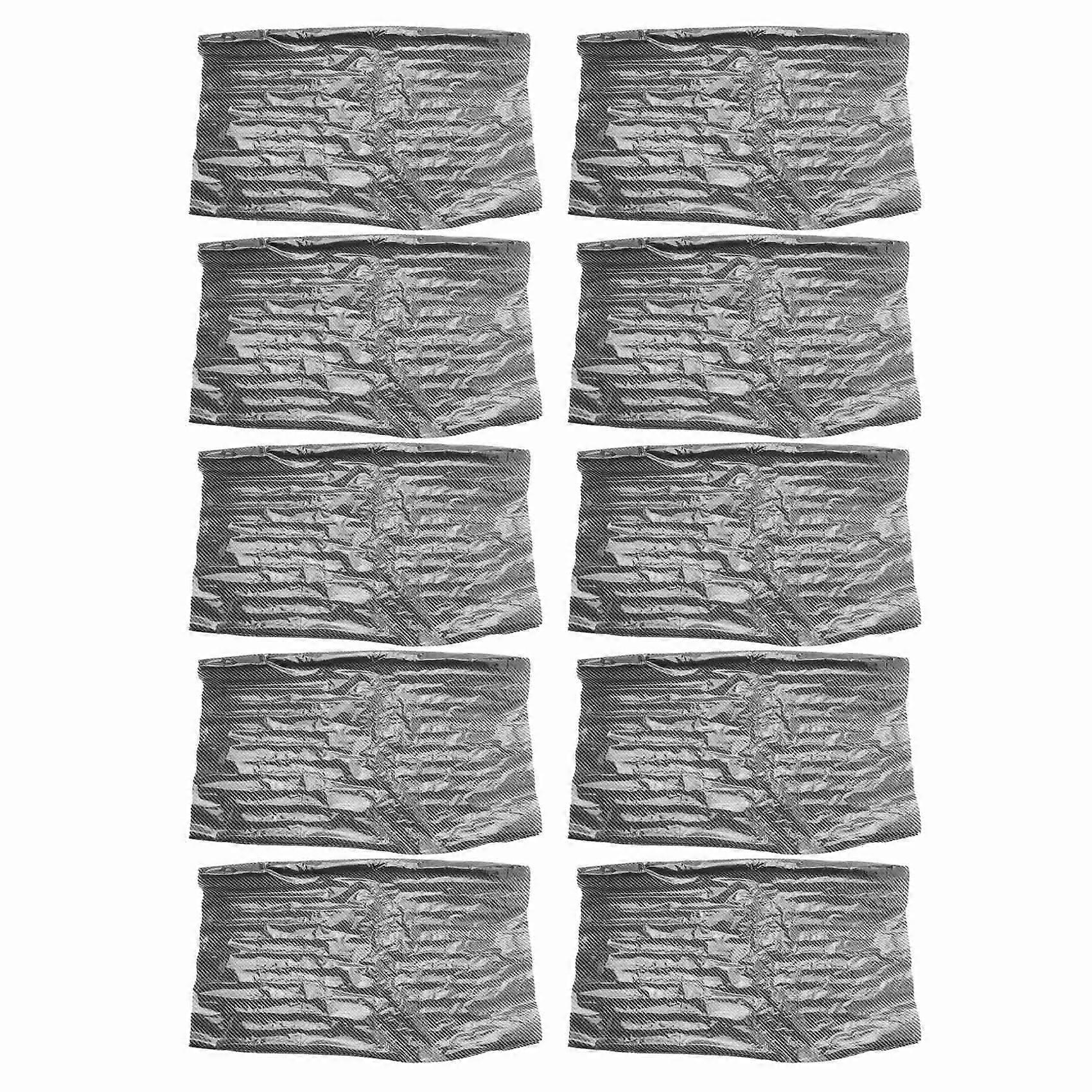10Pcs 0.5X2M Black Carbon Fiber Print Water Transfer Dipping Hydrographics Hydro Film