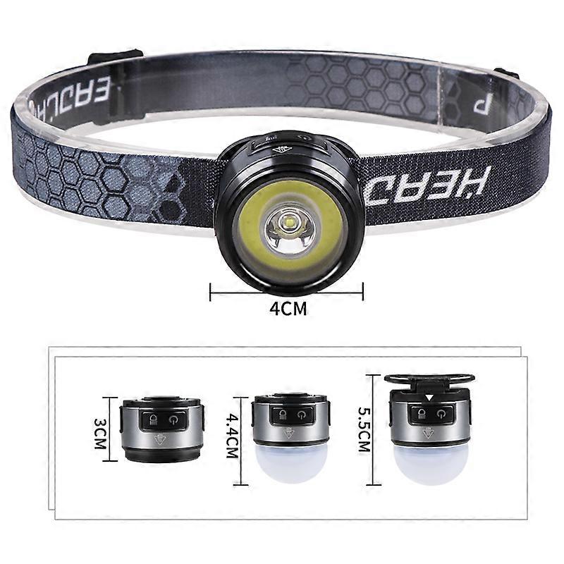 Multi-function Work Lamp New XPG+COB Headlamp with Magnet Hook Cap Clip Lamp Camping Lamp Glare Flashlight Running Night Fishing
