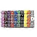 100-pack Dice / Dice - Six-sided for Party/Game/Puzzle multi-color