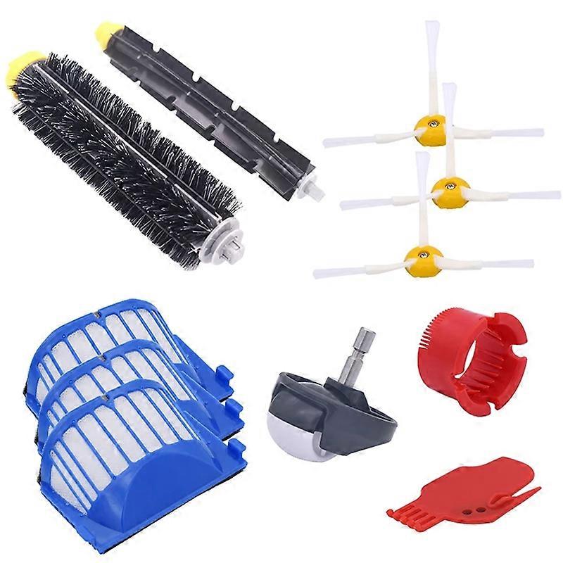 Main Roller Side Brush Filter Wheel for 600 Series 606 610 620 630 650 660 675 Vacuum Cleaner Acces