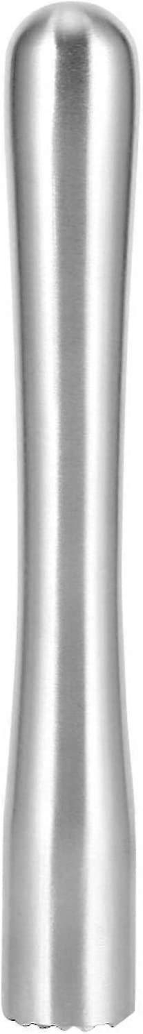 Stainless Steel Durable Ice Crushing Bar With Concave-convex Head Cocktail Mixing Muddler Tools Bar Accessories (22.5cm)