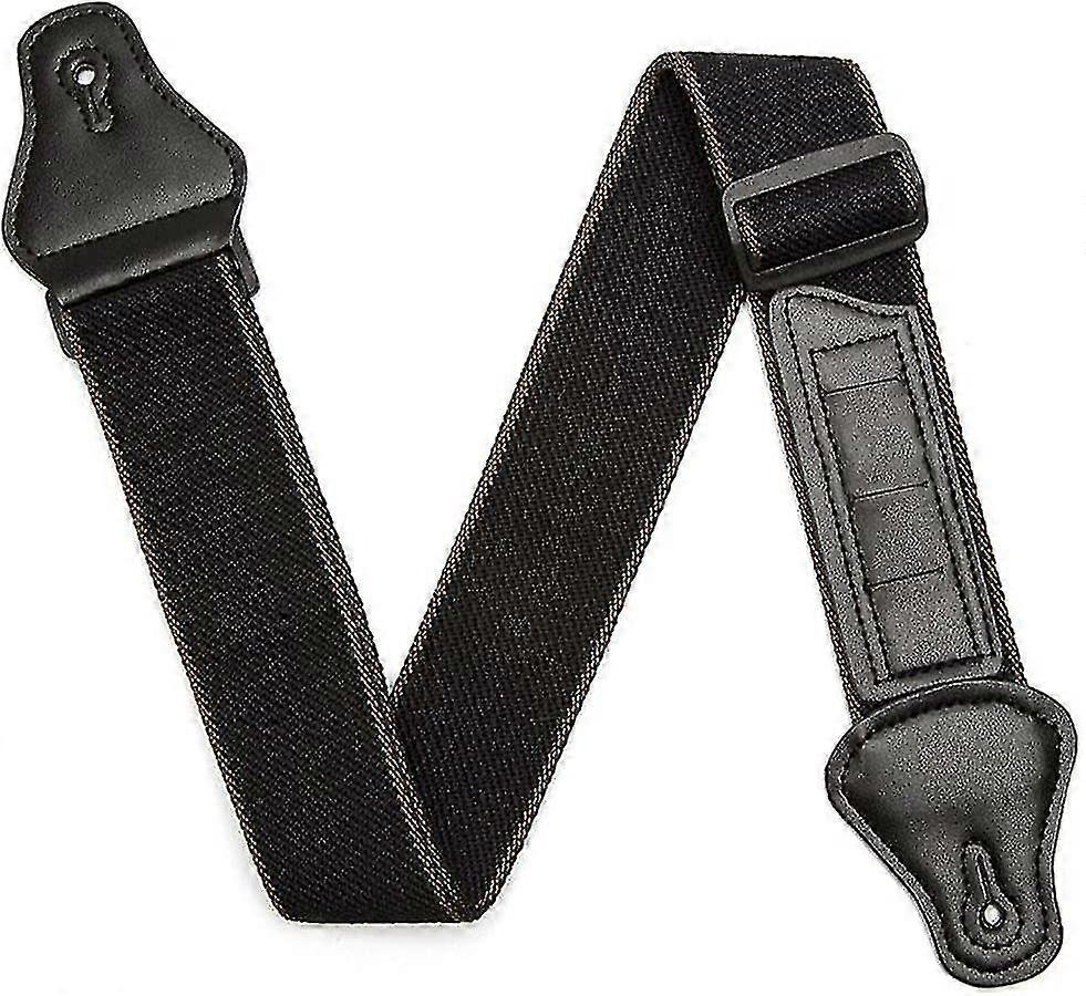 Gitarrrem mjuk, gitarr axelrem, gitarrrem justerbar, pu läder gitarrremmar, gitarrrem justerbar mjuk för akustisk, classica