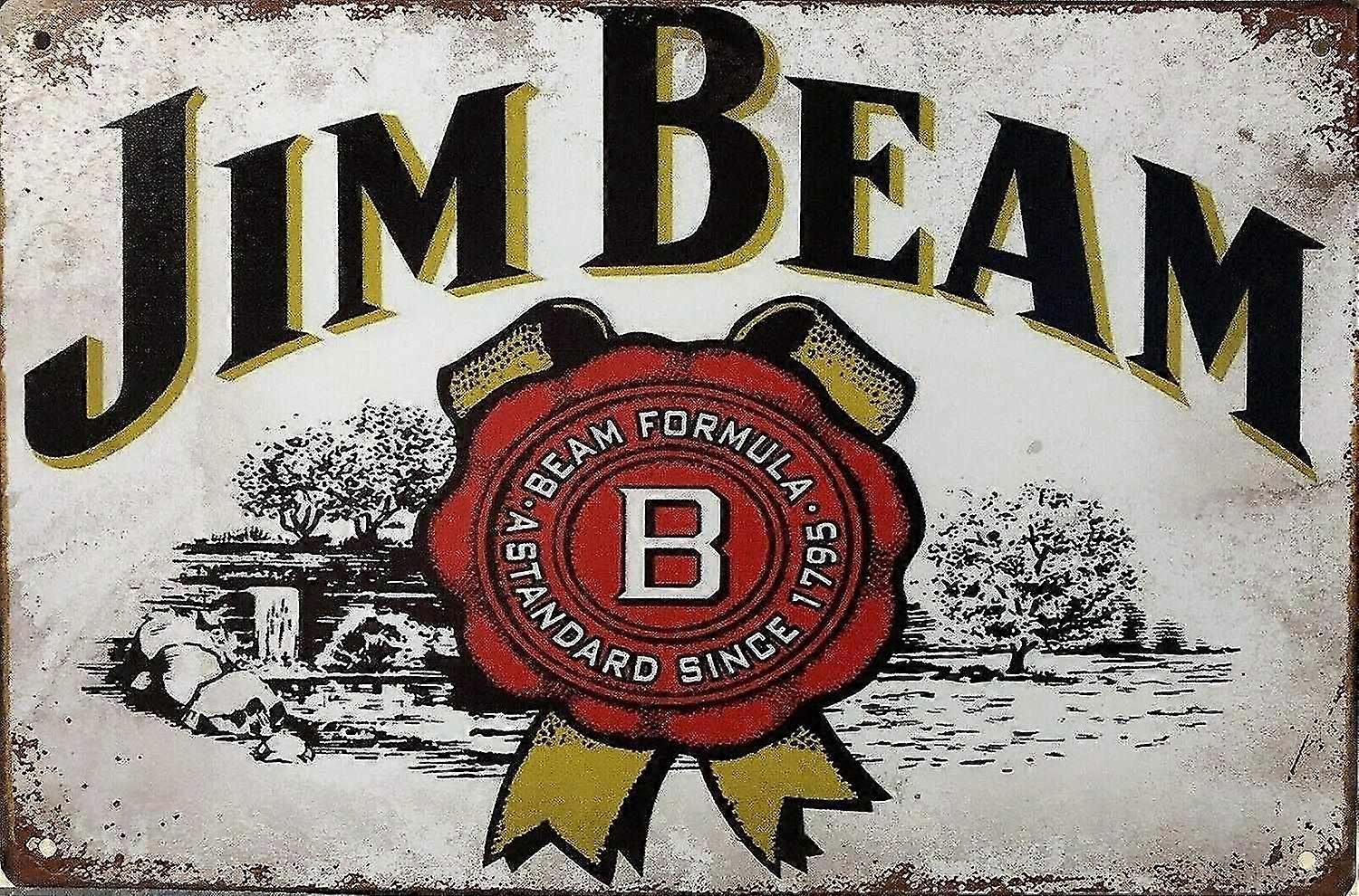 Metal Tin Signs Vintage Bulleit Whiskey Decoração de Parede 8x12 polegadas OU 12x16 polegadas Tin Sign Retro Decor