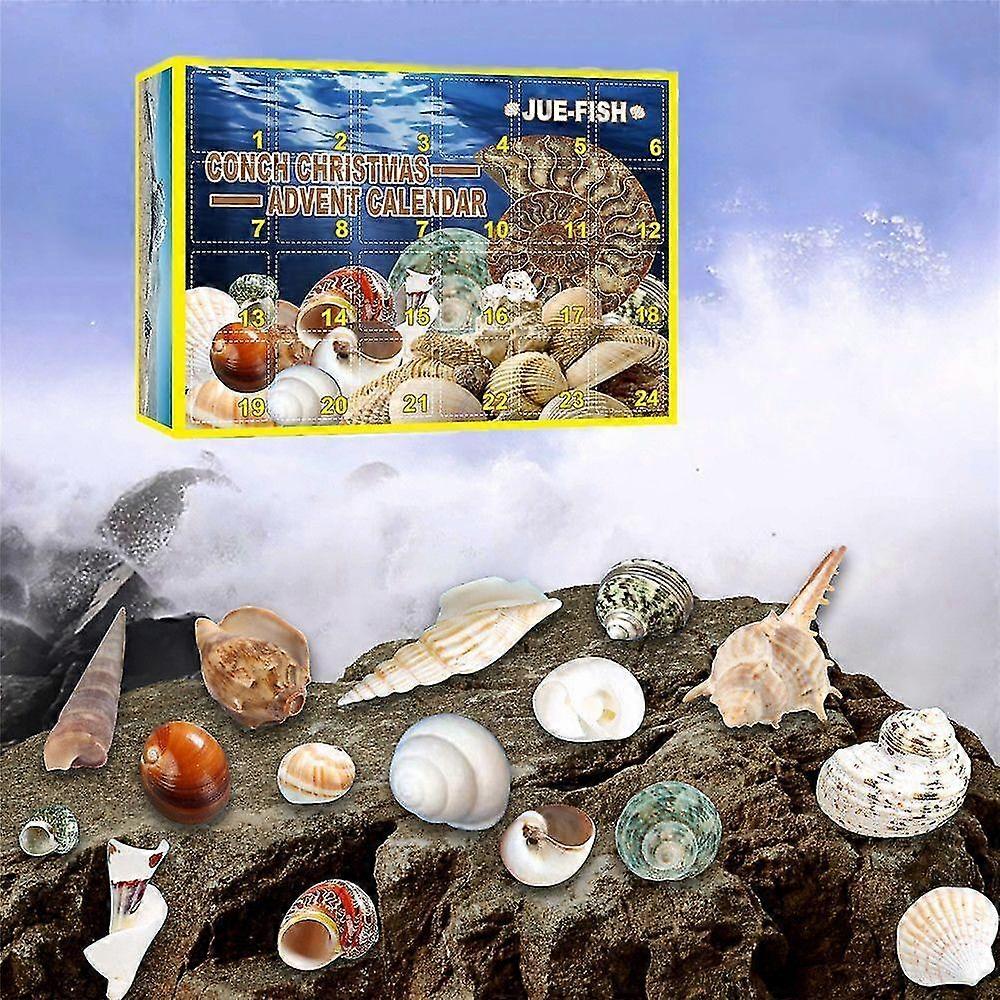 24 Days Countdown Surprise Toy Advent Calendar Christmas Box Conch Blind Box