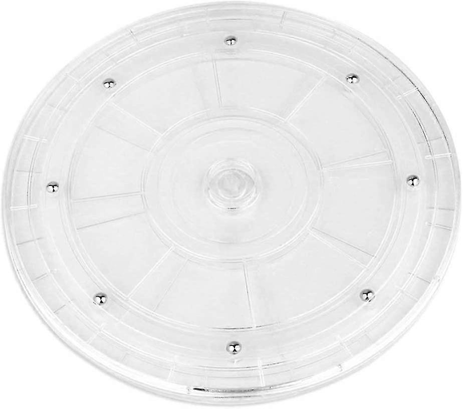 Transparent Turntable 360 Degree Rotating Plastic Display Stand