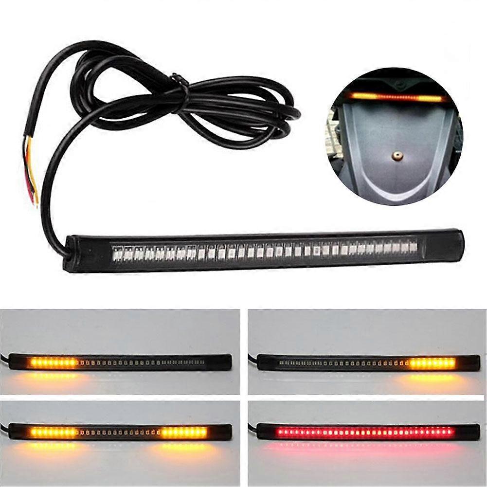 NO.NUM 48 LED 2835 3014 SMD Motorcycle Light Strip Turn Signal Brake Lamp Signal Light Car Light
