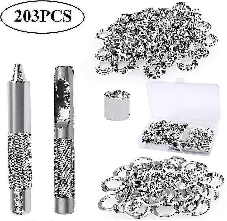 Grommet Eyelets Kit, 100 Sets Eyelets 10mm Eyelets, Tarin Rep Kit