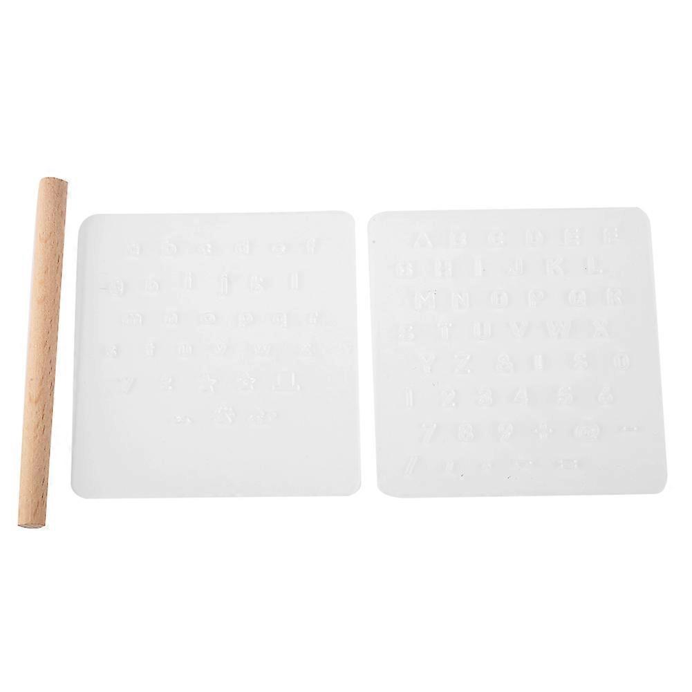 DIY Leather Letter Printing Set with 79 Alphanumeric Symbols and Graphics