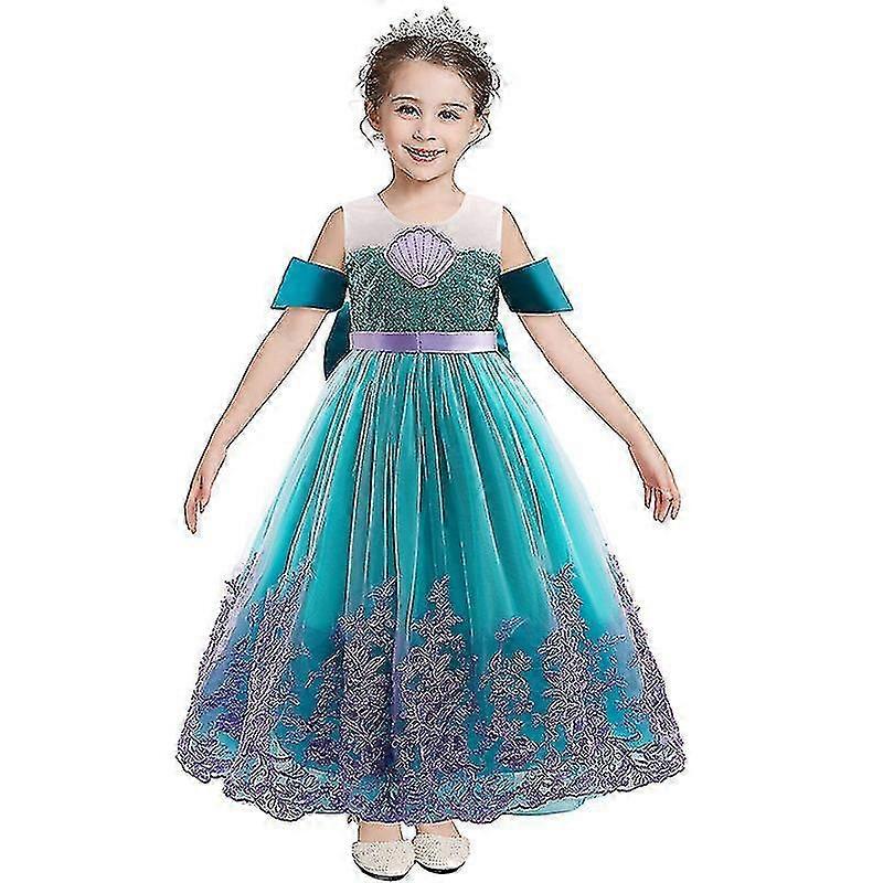 Vestido Princesa Verano Encaje Niñas.uff08100cmuff09