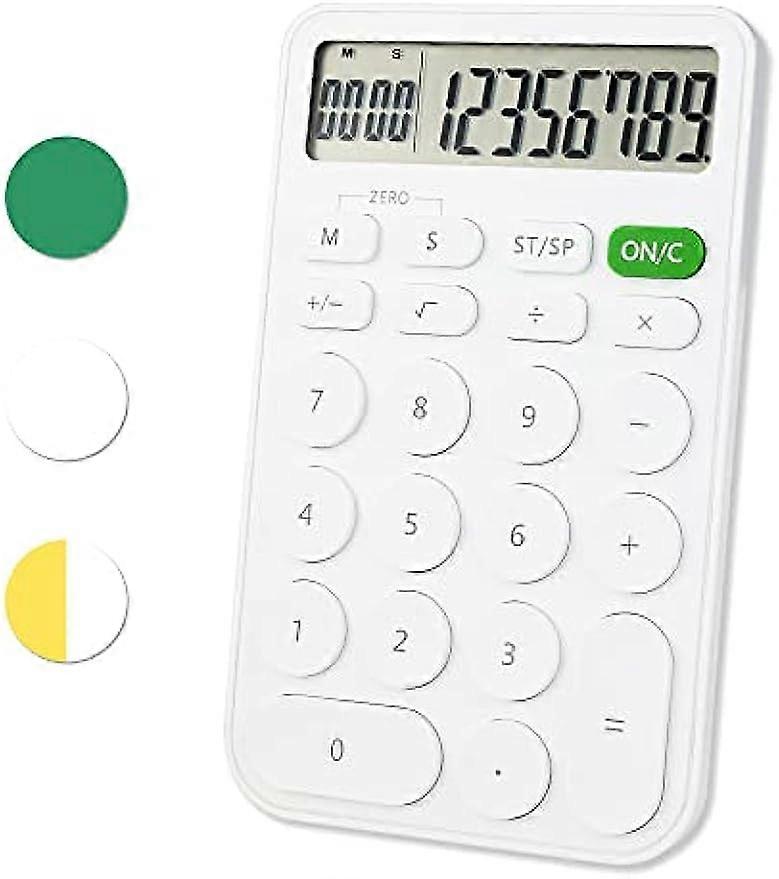 Standard Calculator 12 Digit,with Timers and Alarm Clock,Calculator with Large LCD Display for Office,School,Home & Business Use,Automatic Sleep,with 
