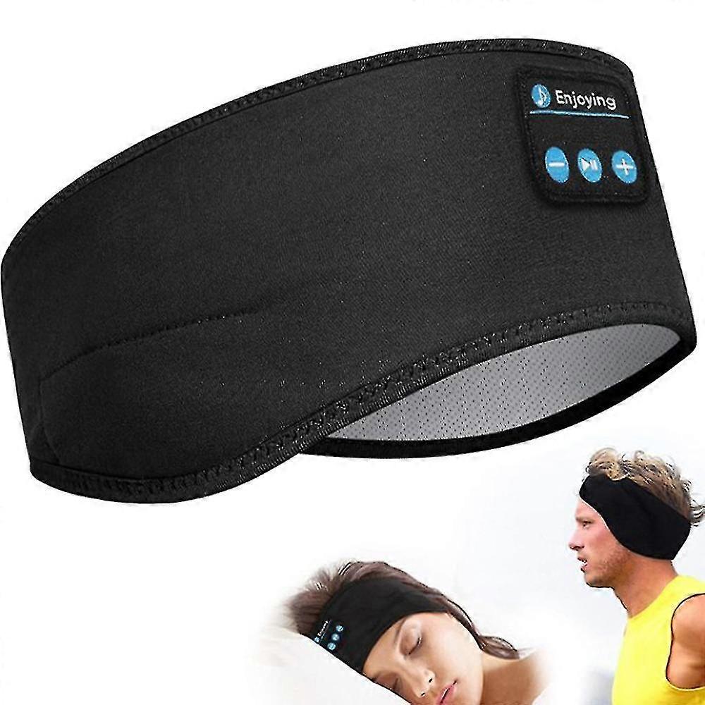 Faixa de cabeça esportiva com Bluetooth 5.0 para dormir e treinar