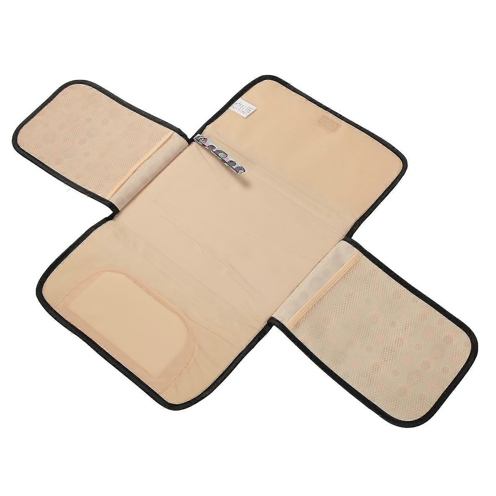 Trocador portátil à prova d'água com zíper frontal e multifuncional para viagem para bebês