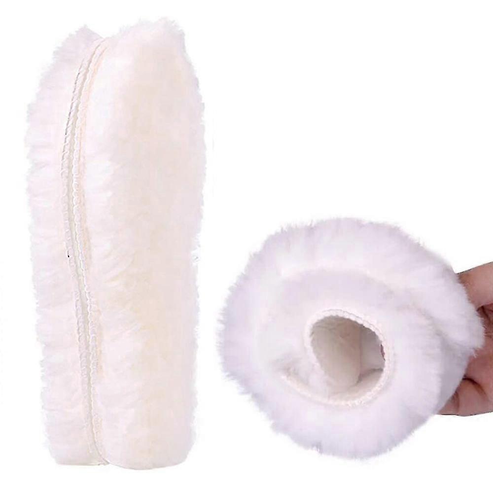 Thick Sheepskin Inserts, Warm Fluffy Wool Replacement Insoles 38