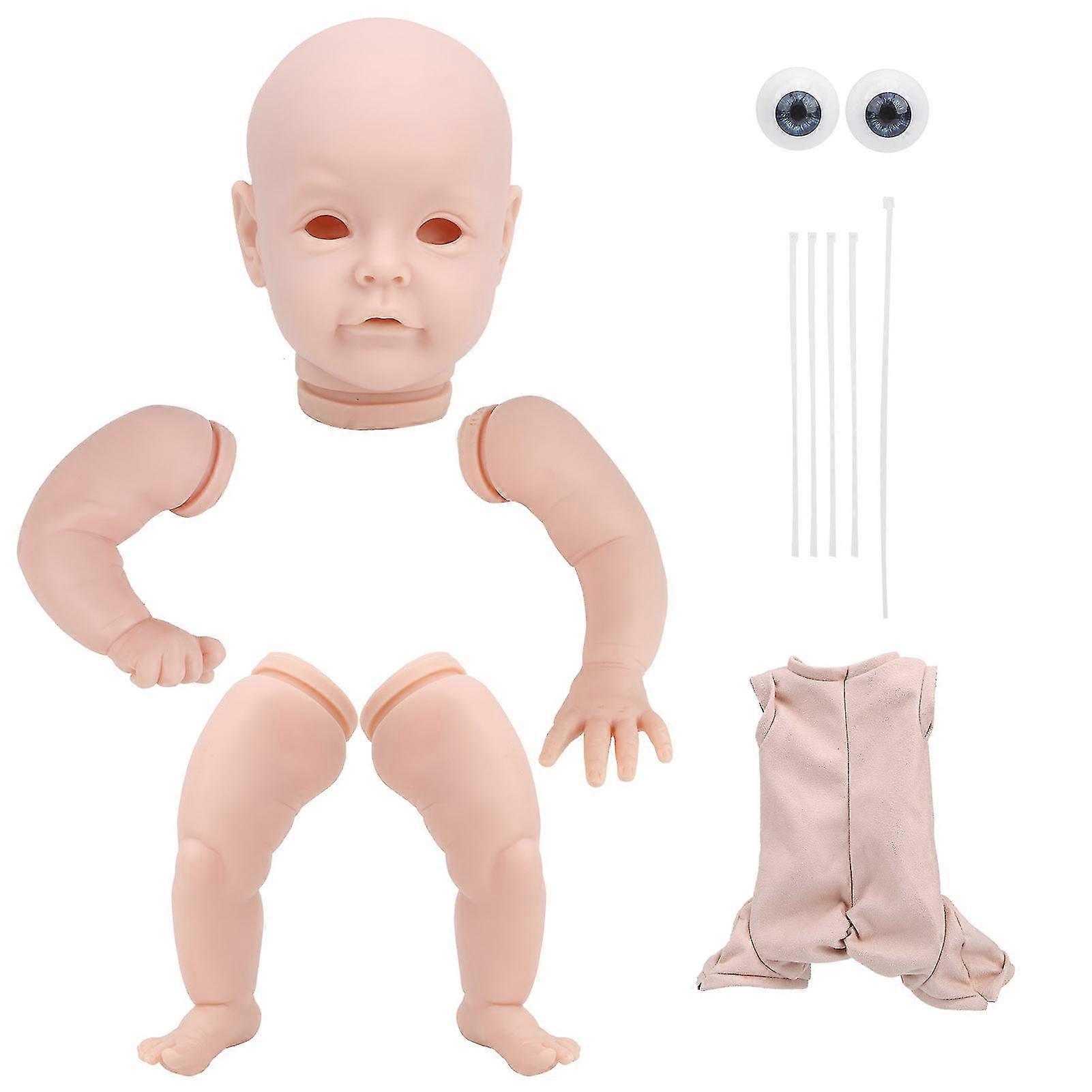 DIY Unpainted Reborn Baby Doll Model Kit 22 Inch - Simulation Toy