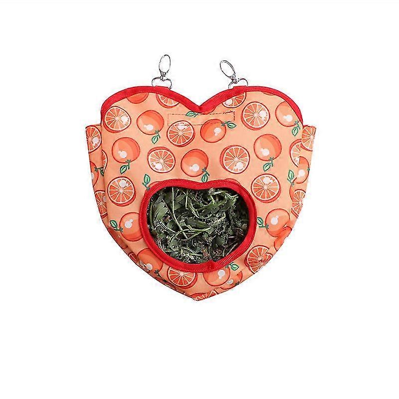 Guinea Pig Hay Bag Rabbit Feeding Bag Small Animal Hay Feeder Bag Hanging Feeder Sack Storage With 2 Holes For Chinchilla Hamsters Rabbit Guinea