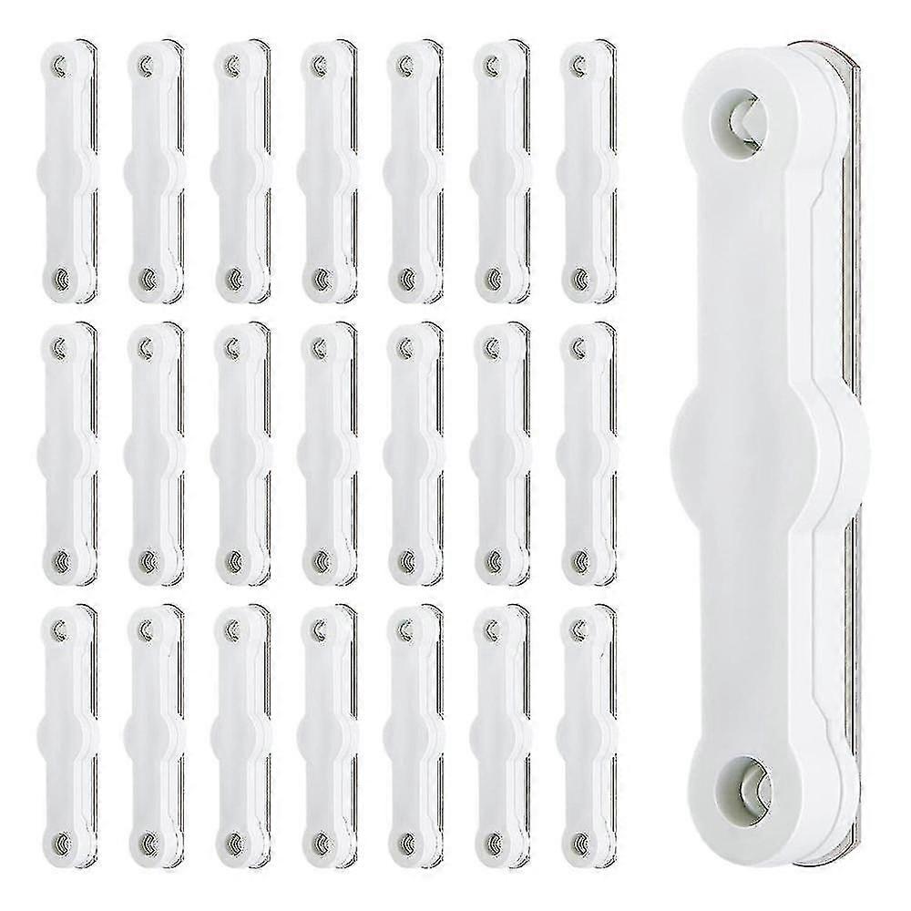 مغناطيسات لشبكات الذباب، عبوة من 22 شريطًا مغناطيسيًا ذاتي اللصق، مغناطيسات دائمة لشبكات الذباب