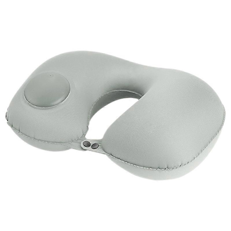 Press Type Automatic Inflating Travel U-shape Neck Pillow