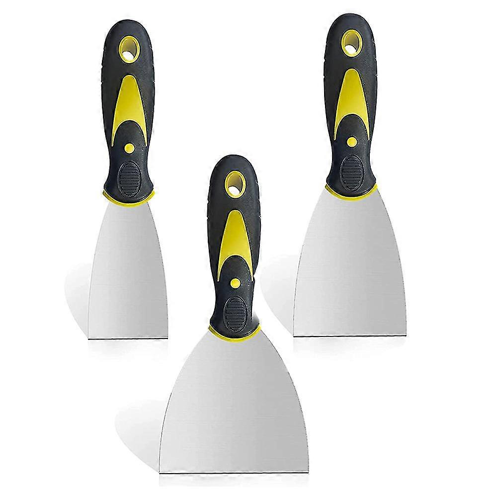 Putty knife, scraper tool for plasterboard finishing, plaster scraping, decal and wallpaper.