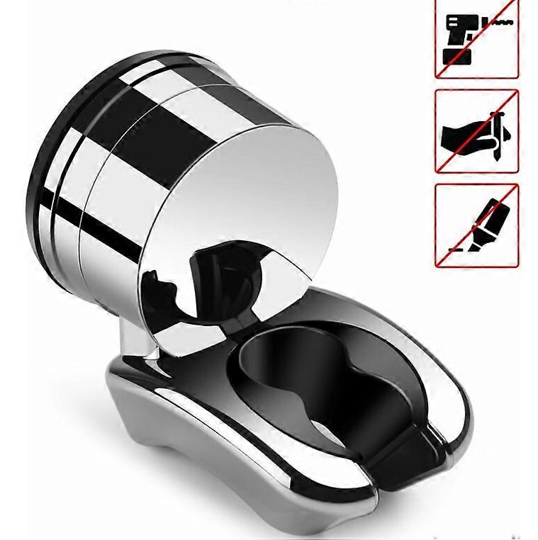 Shower Holder, Adjustable Shower Suction Cup Wall Mount for Shower Head Bathroom Accessory