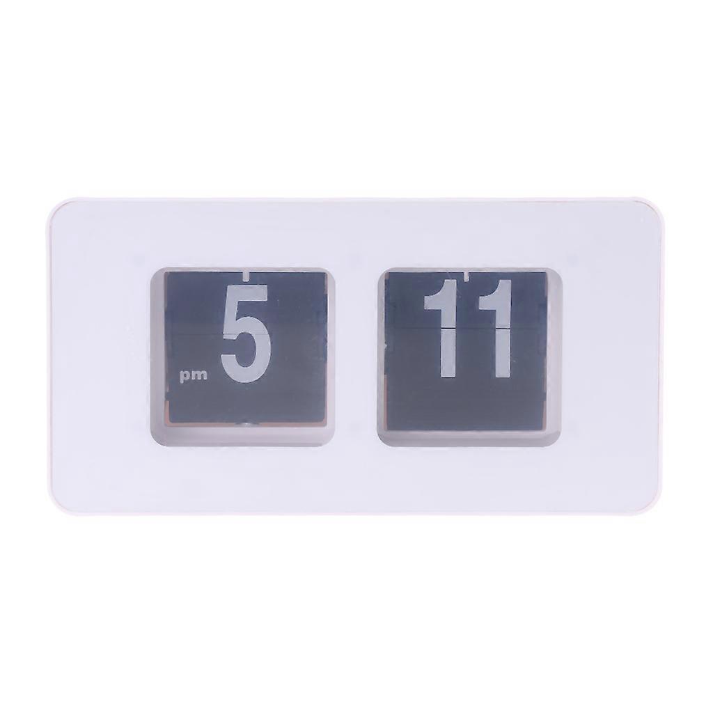 Rétro Auto Flip Clock Digital Wall Clocks Digital Desk Clock Battery Operated
