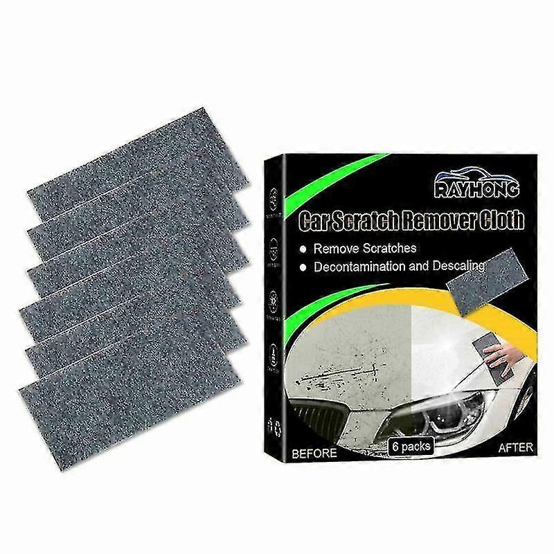 6 Pack Nano Sparkle Cloth Car Scratch Repair Cloth Nano Magic Cloth For Car New