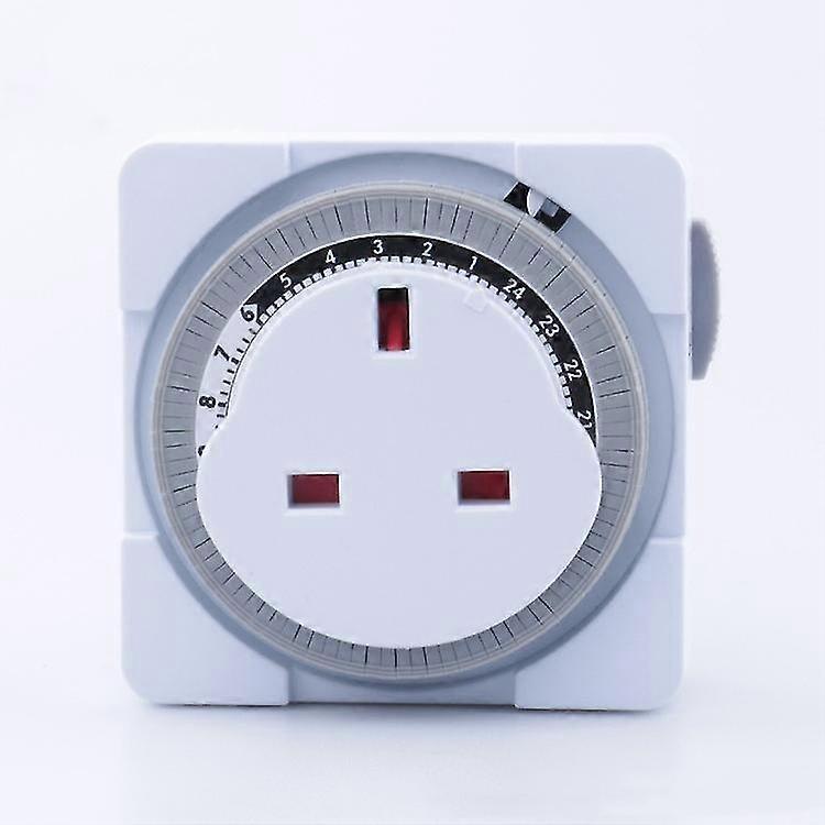 Timing Socket Intelligent Mechanical Switch Timer 24 Hour Segment UK Plug