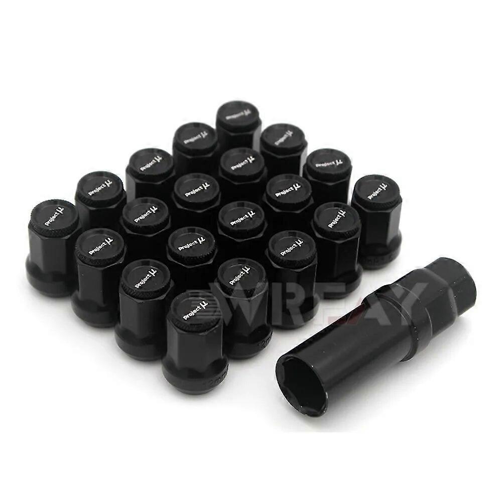 20pcs/set 33mm Project MU Racing Composite SPEC Steel Car Wheel Rims Lug Nuts