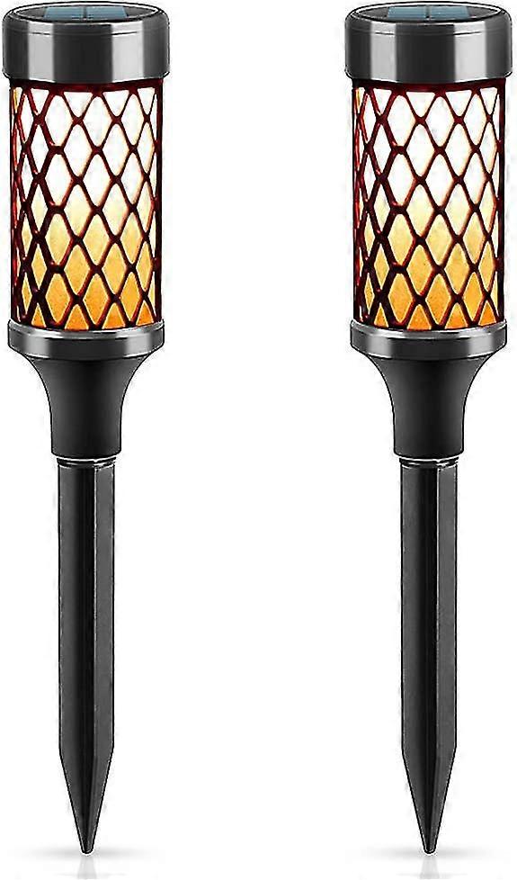 Outdoor Solar Garden Light Solar Light (black-2pcs)