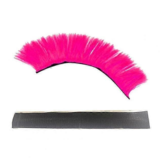 Mohawk Helmet Wig Cuttable Helmet Decorations Wigs Cockscomb Motocross Full Face Off Road Helmet Decoration Hair Sticker Paste