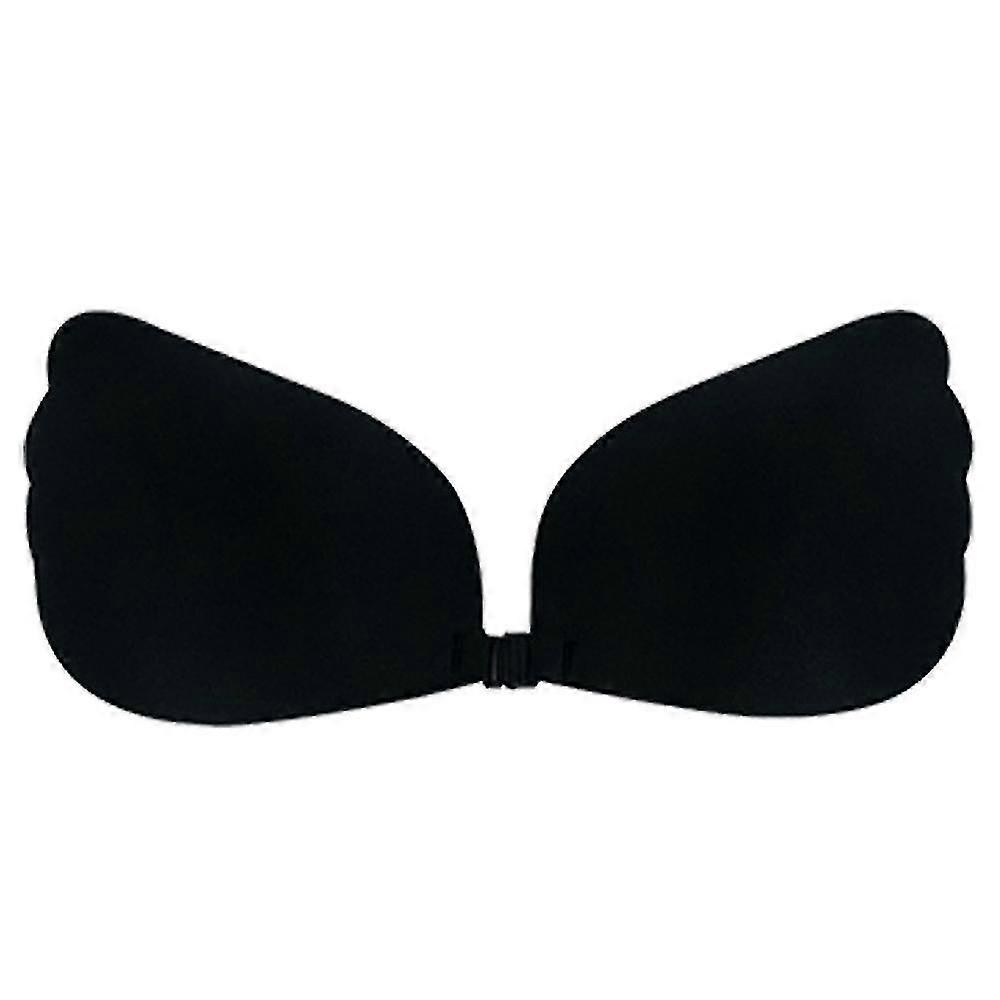 Kvinnor Återanvändbara klibbiga BH-underkläder Självhäftande osynlig axelbandslös Push Up Backless Bras för vardagligt slitage / bröllop