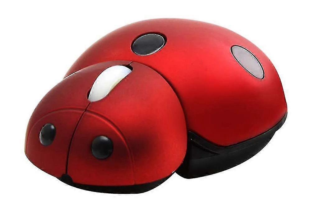 Wireless Mouse Ladybug Design