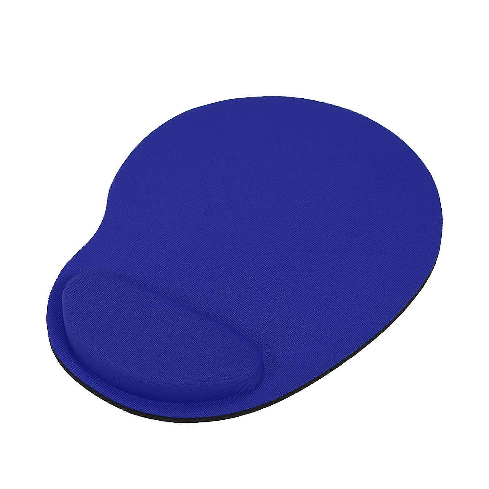 Mouse Pad Comfortable Mouse Mat with Wrist Rest Support for PC Laptop(Blue)