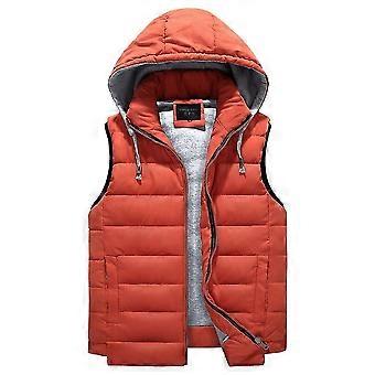 Men 4xl-8xl Parka Hooded Vest Winter Autumn New Thick Warm Casual