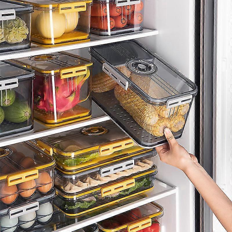 Fresh Vegetable Fruit Storage Containers For Refrigerator 1pcs