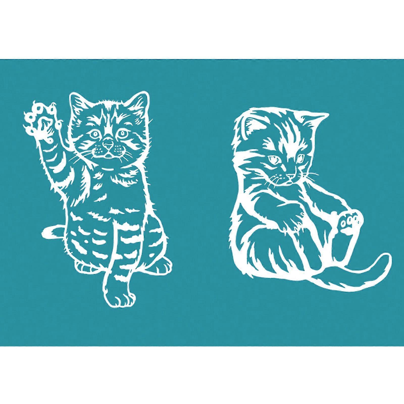 Cute For Cat  Silk Screen Printing Stencil Reusable Sign Stencils Handmade