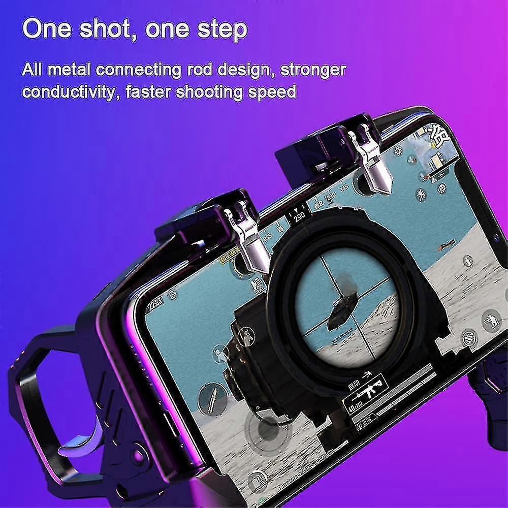 Mobile Game Controller Trigger Fire Buttons Sensitive Joystick,gamepad For 4.7-6.5 Inch Iphone & Android Phone