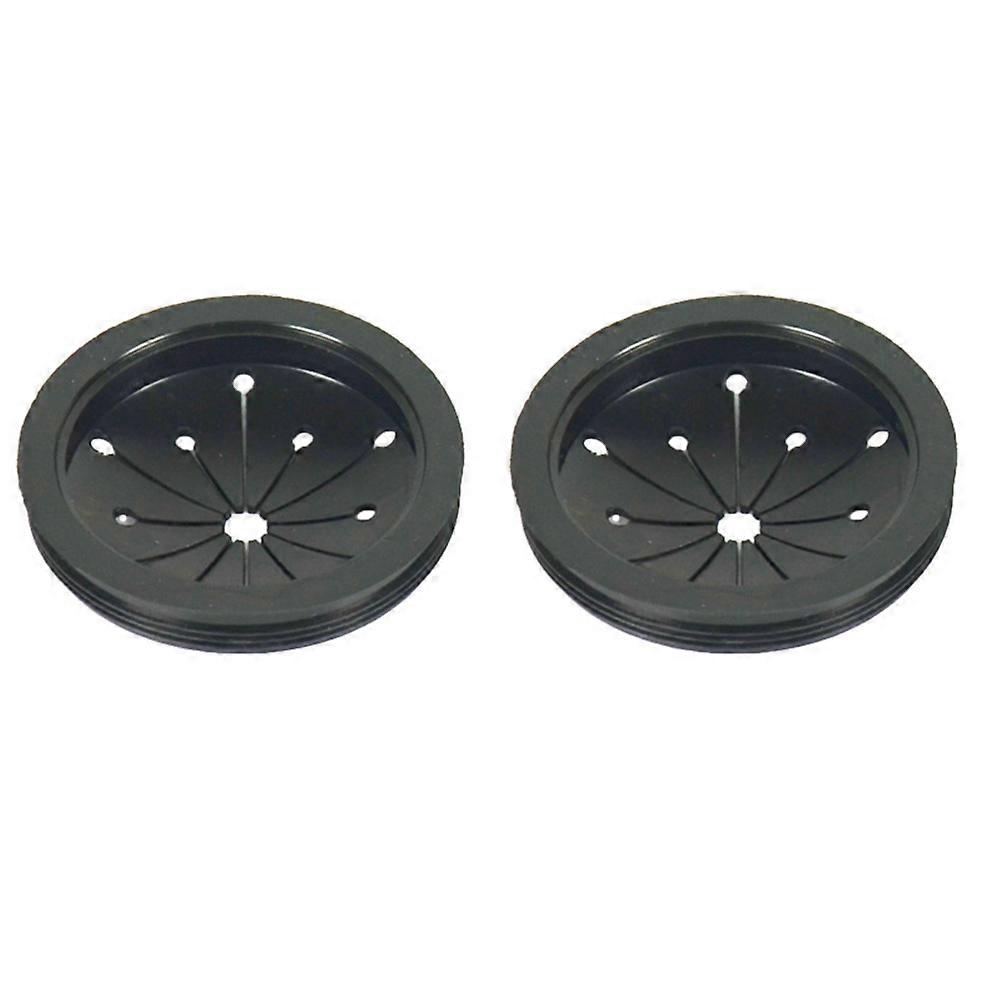 2 Pcs Black Sink Sink Baffle Rubber Guard Garbage Disposal Cover Garbage Disposal Drain Plugs