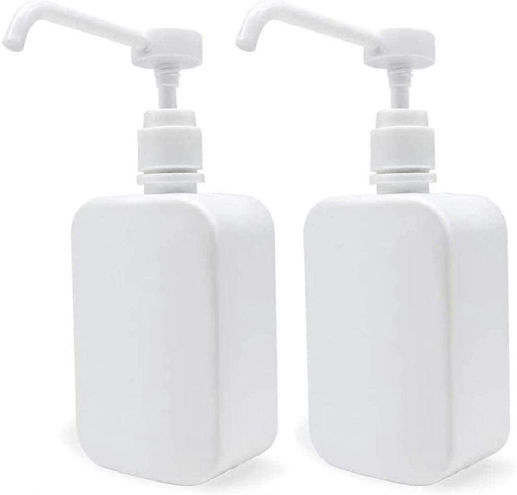 موزع معقم اليدين السائل القابل لإعادة التعبئة - عبوتان ، 500 مل لكل منهما - مثالي للاستخدام في الحمام ، صديق للبيئة ومريح ، حماية مضادة للبكتيريا للعلب