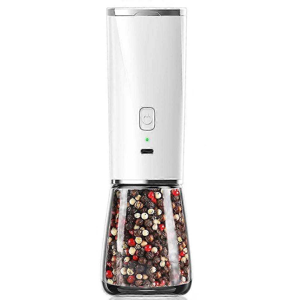 Electric Pepper And Salt Grinder-refillable,adjustable Coarseness