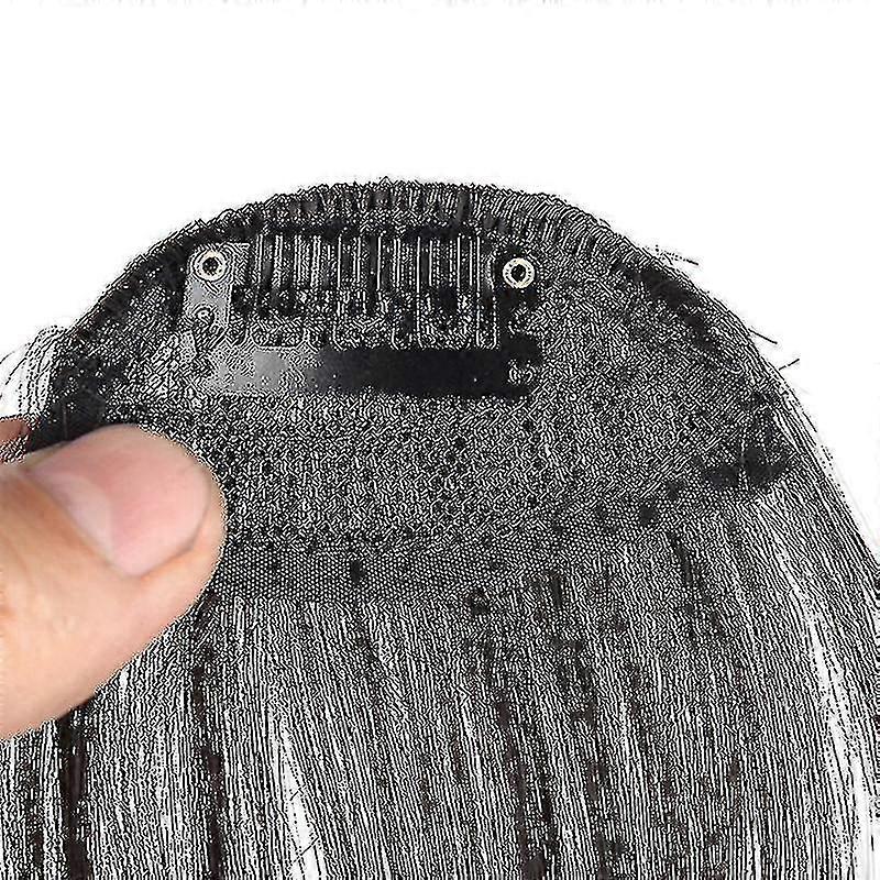 Thin Air Fringe Bangs Hair Clip On In Front Hairpiece Fake Hair Extensions