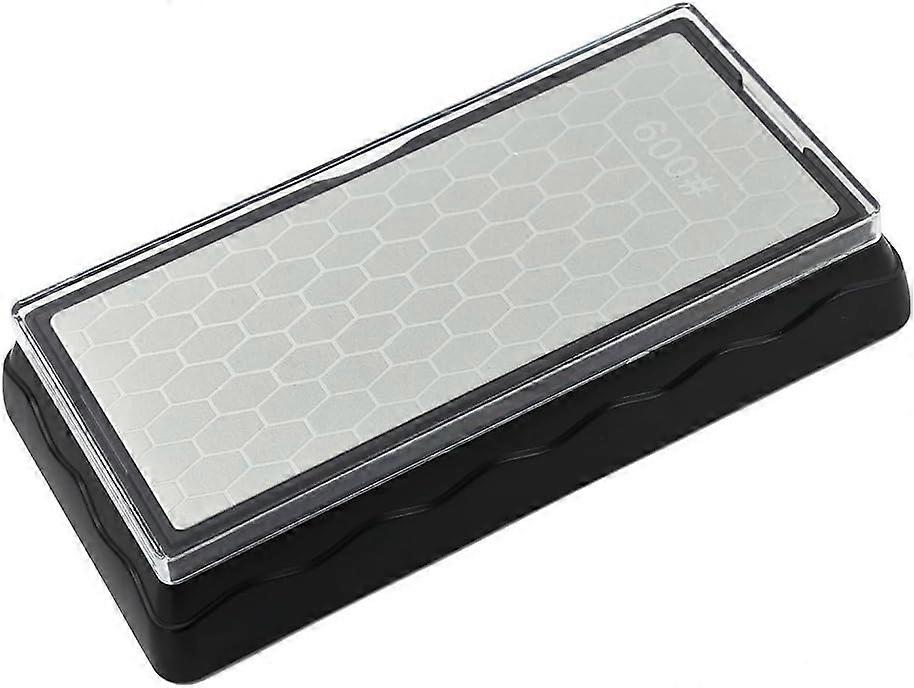 Knife Sharpening Stone, Double-Sided Diamond Sharpening Stone Sharpener - Fine/Coarse (600/1200 Grit)