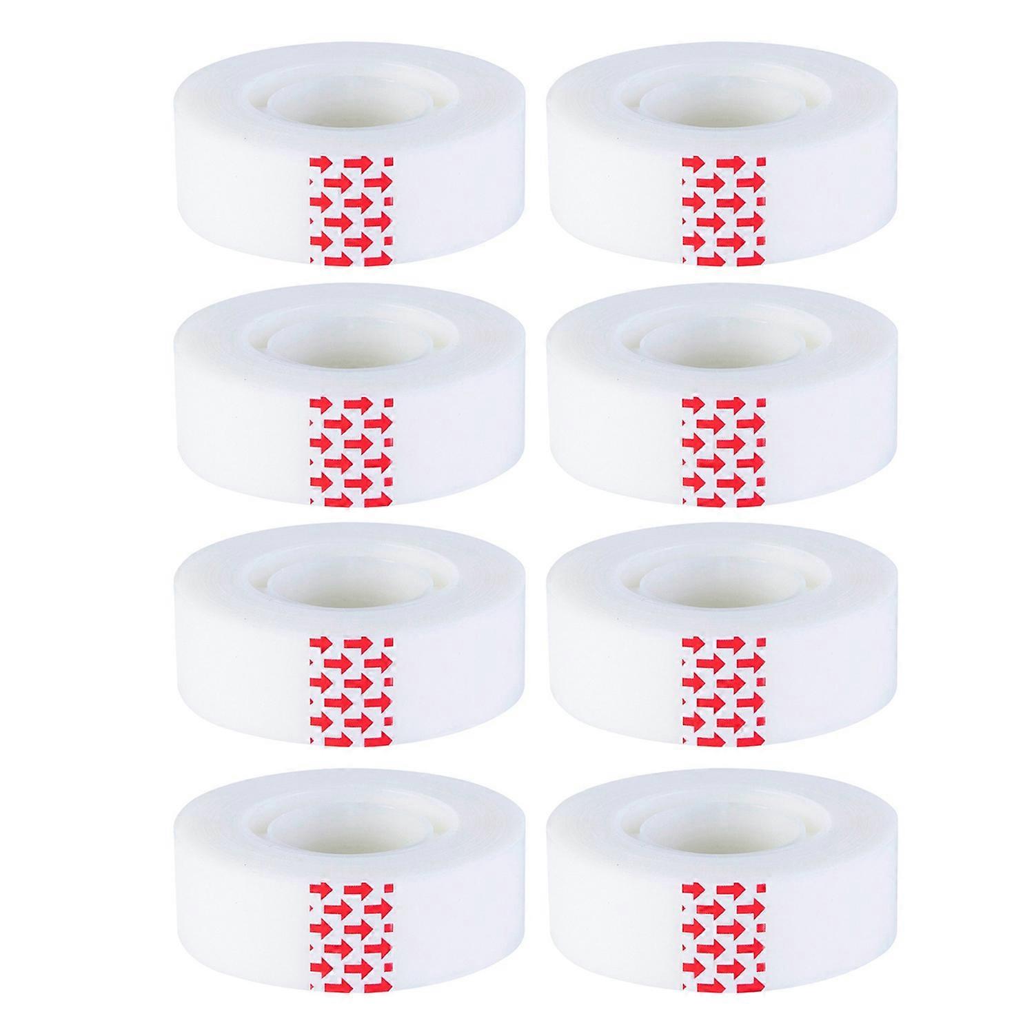8/10/12 Rolls Invisible Writable Tape Crystal-Clear Writing Correction Stationery Tape Student Tear